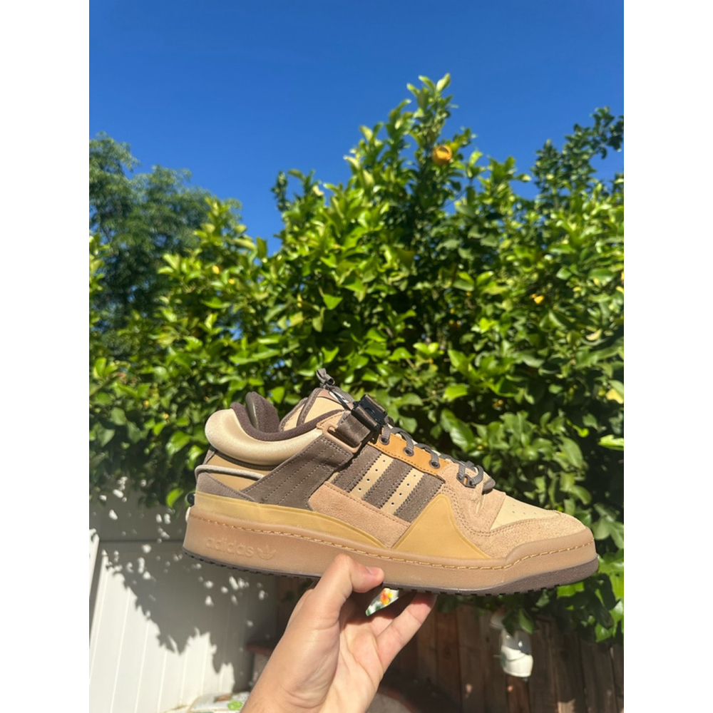 Men's Adidas Bad Bunny Forum Low Size 13.5 Brown Sneakers gw0264